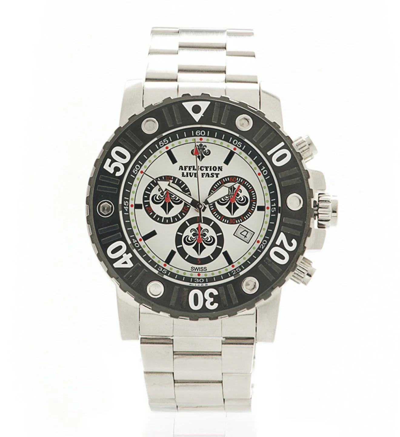 Gents Chronograph Steel Watch