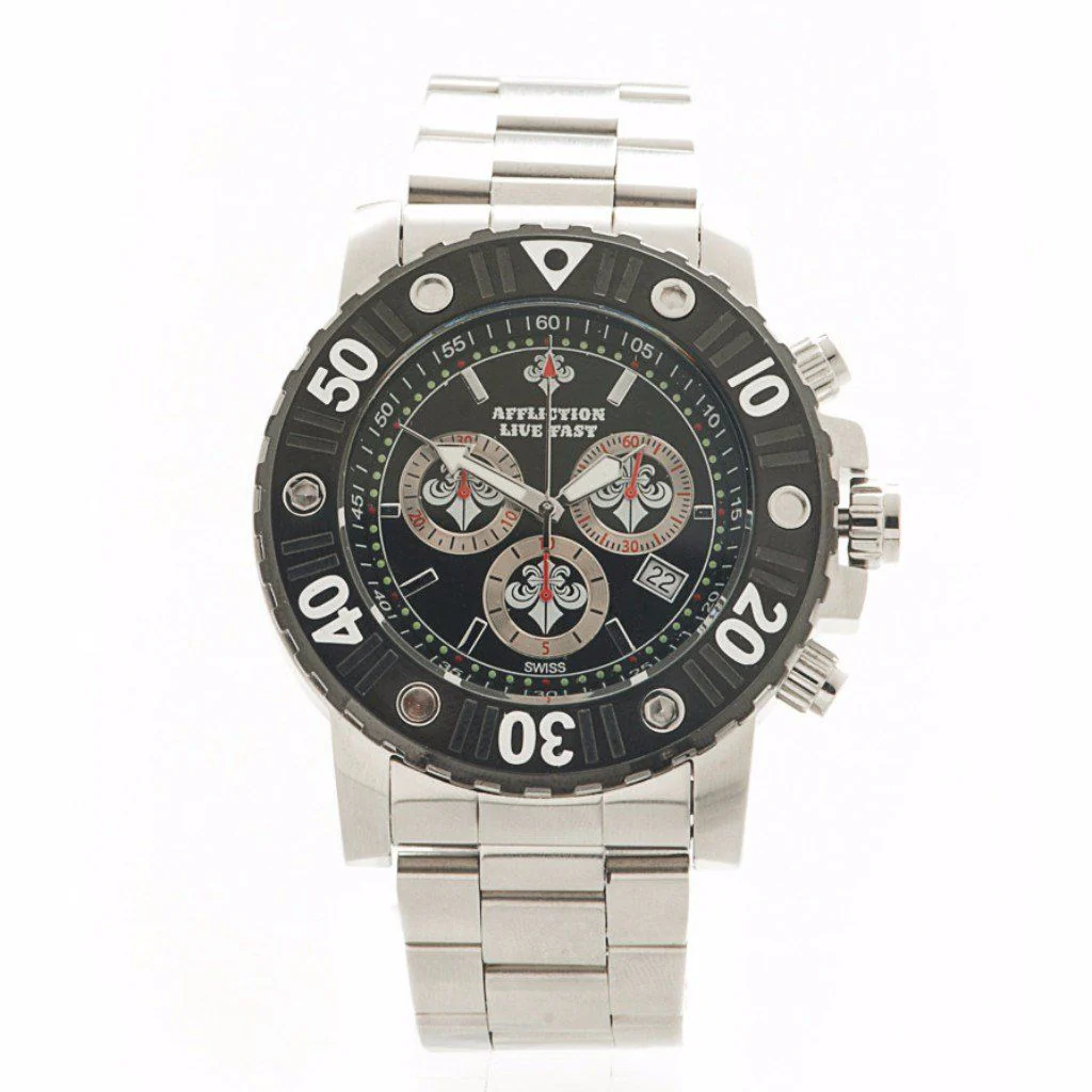 Gents Chronograph Steel Watch