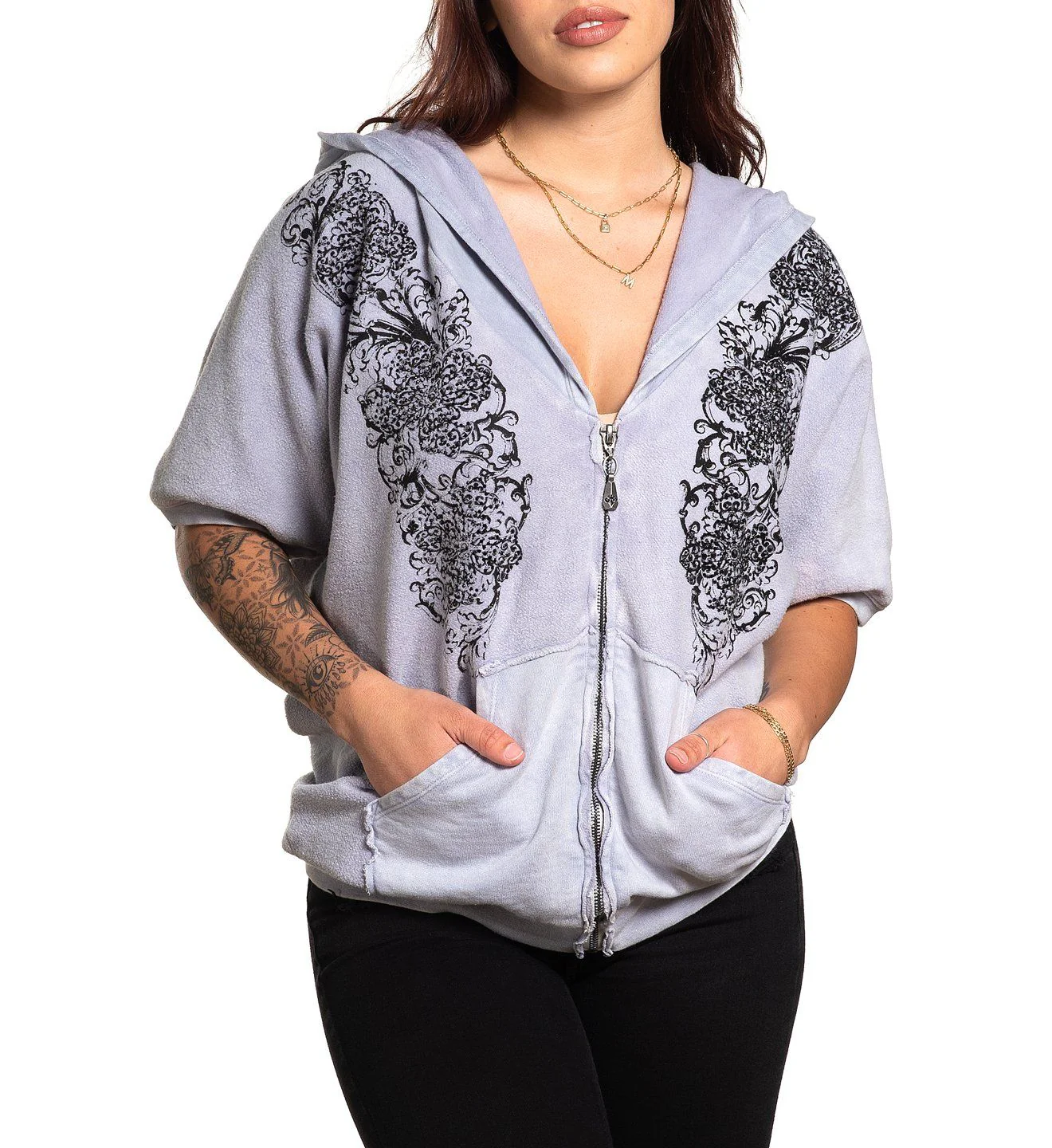 Coleford Ranch Dolman Zip-Up Hoodie