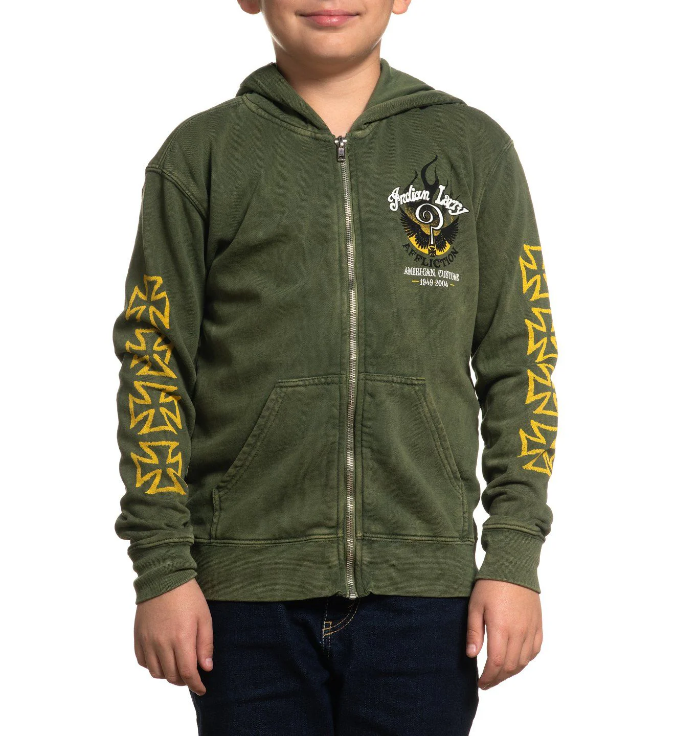 Indian Larry Shaman Zip Hood-Youth