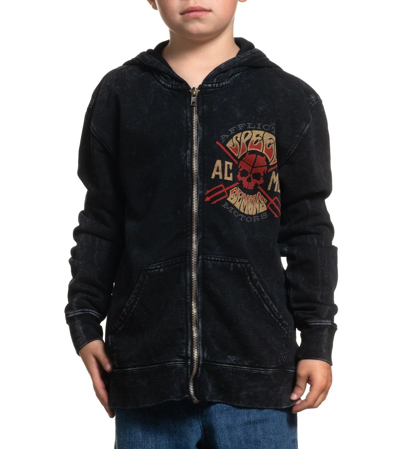 Speed Demons Zip Hood-Youth