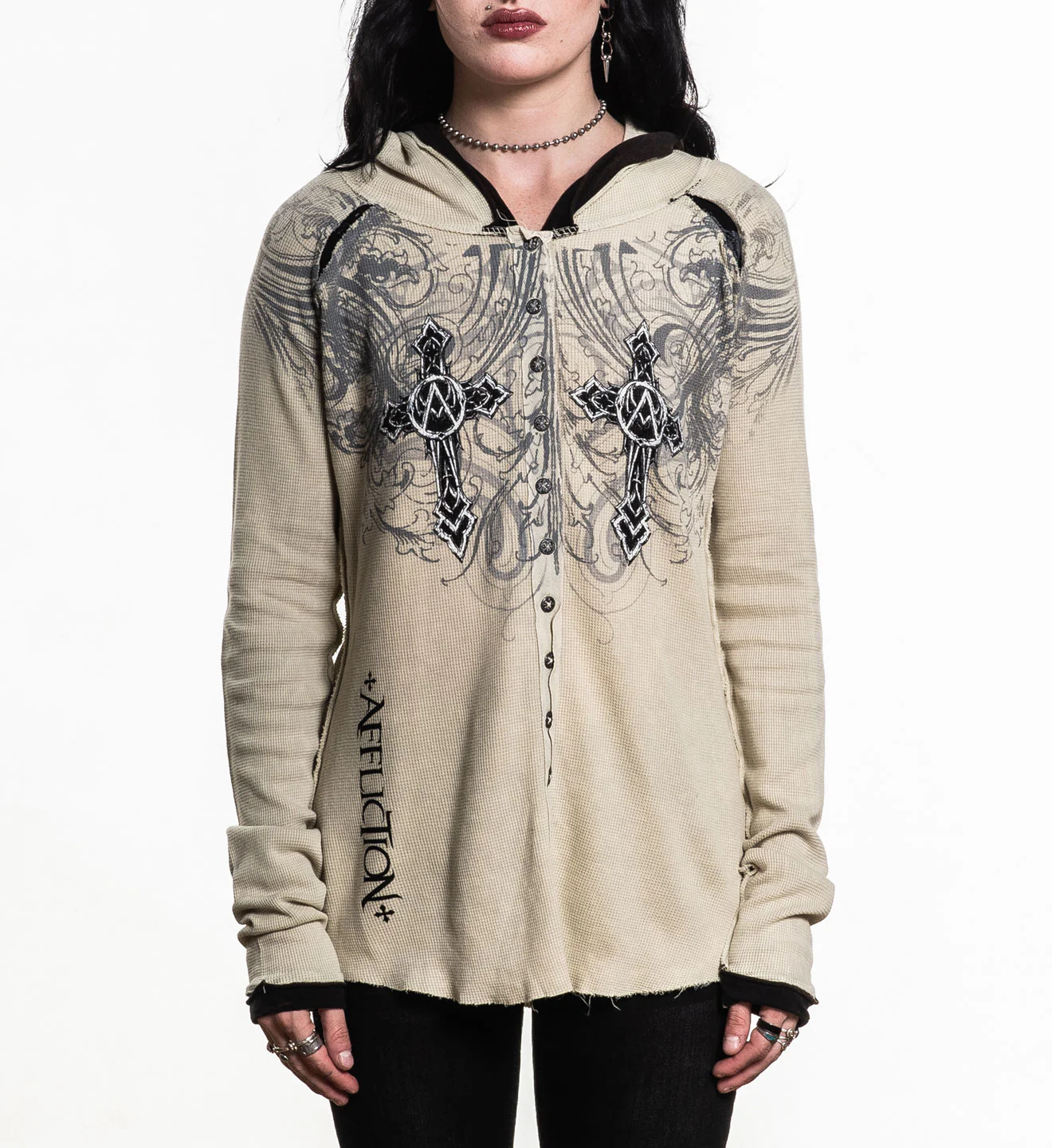 Winged Dagger LS Hoodie